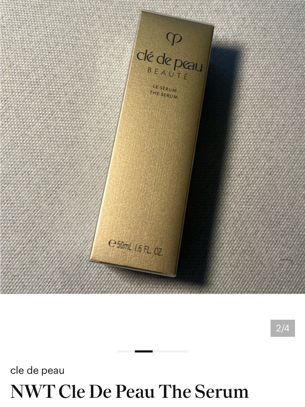 NIB Cle De Peau The Serum